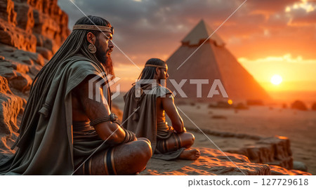 A majestic killer whale gracefully swims through the water, captured in slow motion A majestic killer whale gracefully swims through the water, captured in slow motion 127729618