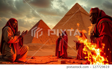 A majestic killer whale gracefully swims through the water, captured in slow motion A majestic killer whale gracefully swims through the water, captured in slow motion 127729619