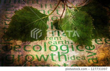 Ecology grunge concept 127731097