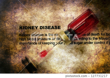 Kidney disease grunge concept 127731217