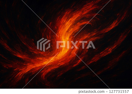 抽象背景與旋轉火焰 抽象背景與旋轉火焰 127731557