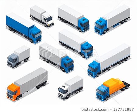Isometric Truck 127731997