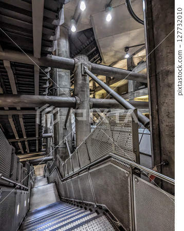 London Westminster underground tube station dystopian architecture 127732010