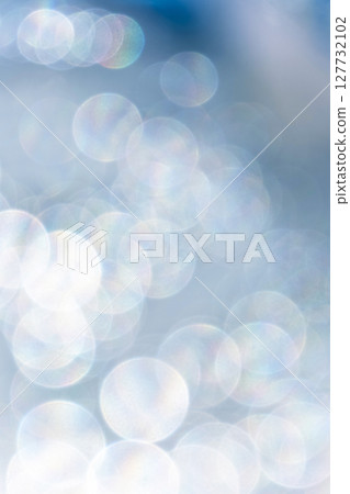 Sparkling rainbow color/round bokeh/background material 127732102