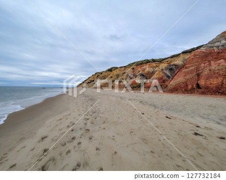 Beautiful landscape with sea coast at aquinnah marthas vinyard 127732184