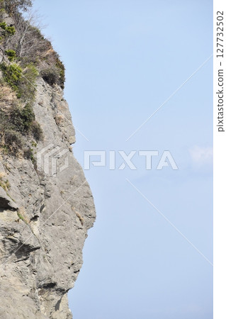 A cliff resembling a human profile A cliff resembling a human profile 127732502