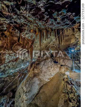 Cavern scenes at lake shasta caverns in northern california 127733149
