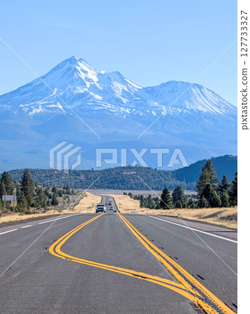 Road to the Wilderness of Mount Shasta California 127733327