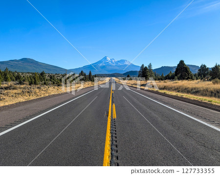 Road to the Wilderness of Mount Shasta California Road to the Wilderness of Mount Shasta California 127733355