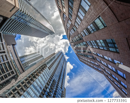 Toronto Canada skyline on a blue sunny summer day 127733391