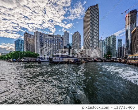 Toronto Canada skyline on a blue sunny summer day Toronto Canada skyline on a blue sunny summer day 127733400