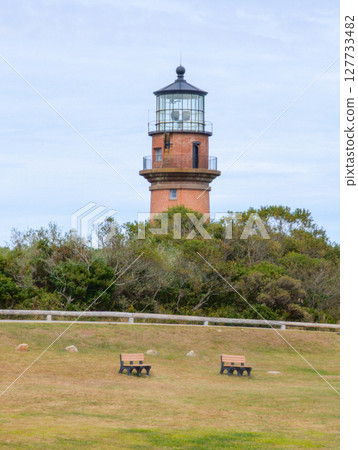 Beautiful landscape with sea coast at aquinnah marthas vinyard 127733482