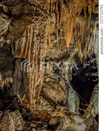 Cavern scenes at lake shasta caverns in northern california 127733765