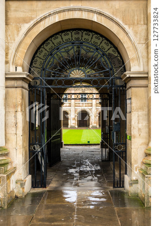 Cambridge, UK - MAY 03 2024 : street scenes in Cambridge, UK. It's a university city and the county town of Cambridgeshire, England. 127733824