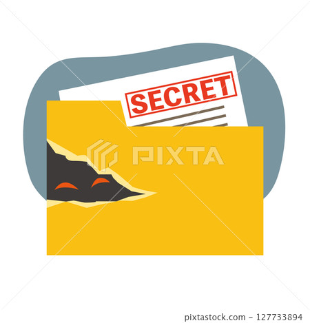 資料窺視與竊盜的圖示 資料窺視與竊盜的圖示 127733894
