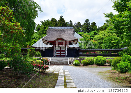 鹿沼市北半田市硫王寺唐門 127734325