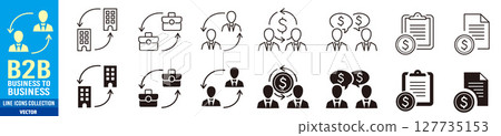 B2B Icon Set B2B Icon Set 127735153