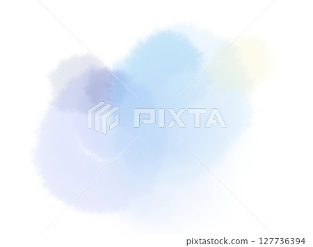 A gentle illustration with watercolors of light blue and light purple flowers A gentle illustration with watercolors of light blue and light purple flowers 127736394