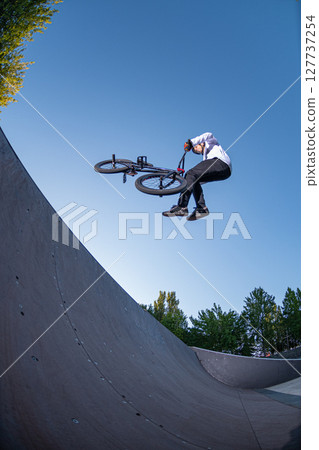 BMX Bike Stunt BMX Bike Stunt 127737254