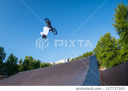 BMX Bike Stunt 127737263