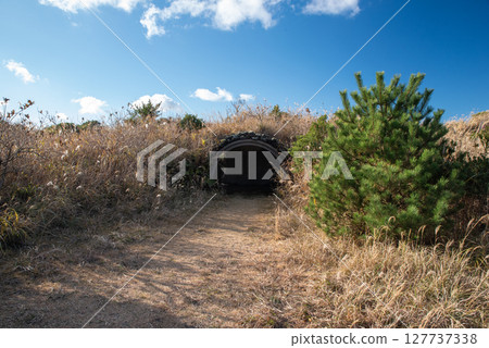 The shelter at Mt. Mihara 127737338