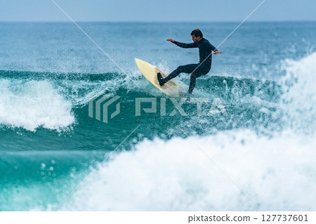 Surfing the waves Surfing the waves 127737601