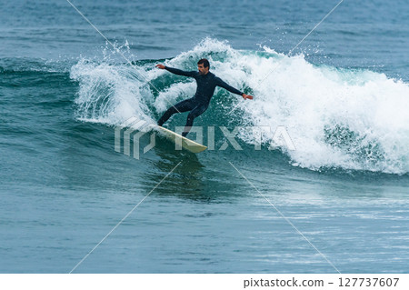Surfing the waves Surfing the waves 127737607
