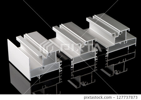 Aluminium profile sample 127737873