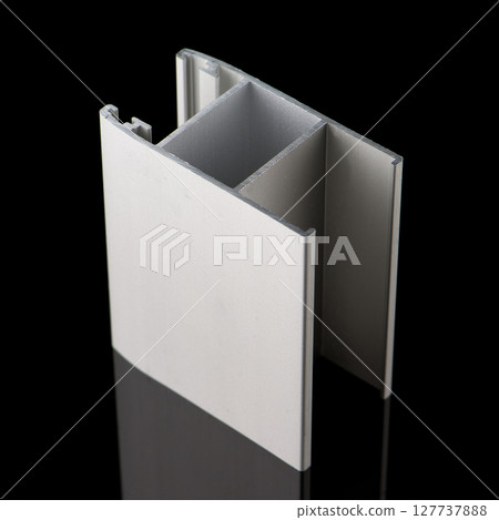 Aluminium profile sample Aluminium profile sample 127737888