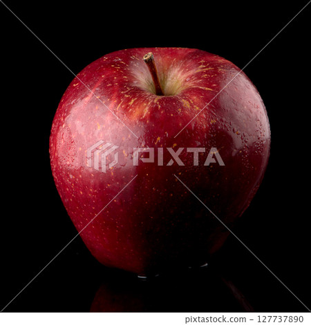 Fresh red apple 127737890