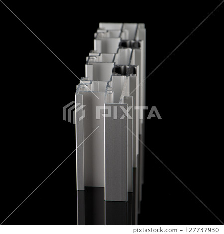 Aluminium profile sample Aluminium profile sample 127737930