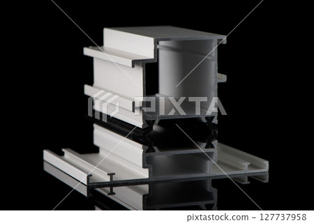 Aluminium profile sample Aluminium profile sample 127737958