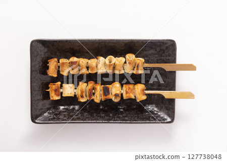 Pork heart skewers 127738048