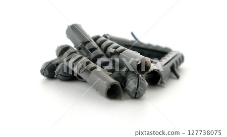 Grey plastic dowels 127738075