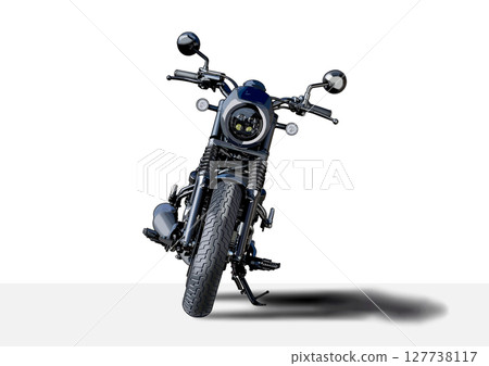 Bike on a white background 127738117