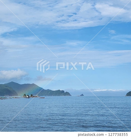 Rainbow and sea Rainbow and sea 127738355