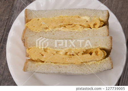 厚蛋三明治 蛋三明治 厚蛋三明治 蛋三明治 127739005