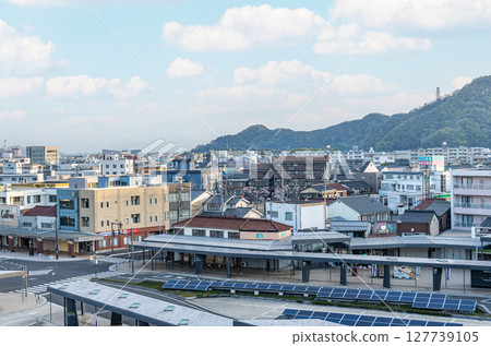 Streets around JR Tsuruga Station in Tsuruga City, Fukui Prefecture 127739105