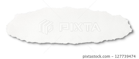 撕裂的白色建築紙紋理 127739474