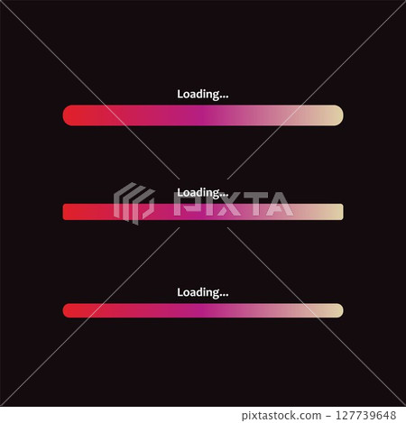 Visual Representation of Loading Progress in Different Stages	 127739648