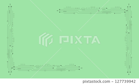 Abstract illustrations of technology, IT, electronic circuits, etc. 127739942
