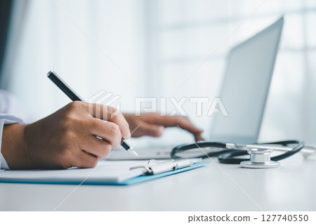 Concept business doctor education essential globalization, student learn and study in university and college to master knowledge needed travel global economy. book stethoscope for medical health care Concept business doctor education essential globalization, student learn and study in university and college to master knowledge needed travel global economy. book stethoscope for medical health care 127740550