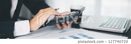 Banner shot of business growth invest money in stock market, financial banking expertise to income substantial stack of investment capitalize on trade opportunities within economy return. copy space Banner shot of business growth invest money in stock market, financial banking expertise to income substantial stack of investment capitalize on trade opportunities within economy return. copy space 127740720