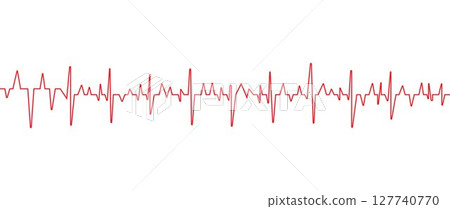 Electrocardiogram of a Healthy Heart Rhythm Electrocardiogram of a Healthy Heart Rhythm 127740770