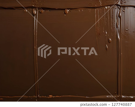 Brown paint brushstrokes layering with subtle light reflections, forming textured abstract background, adding depth and visual dynamism to graphic compositions Brown paint brushstrokes layering with subtle light reflections, forming textured abstract background, adding depth and visual dynamism to graphic compositions 127740887