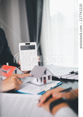 Concept business house finance protection office plan investment buy sell home ensuring idea financial security. residence agent hand protect purchase insurance and secure favorable loan deal. Concept business house finance protection office plan investment buy sell home ensuring idea financial security. residence agent hand protect purchase insurance and secure favorable loan deal. 127741220