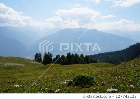 Trekking course in Crans-Montana, Switzerland Trekking course in Crans-Montana, Switzerland 127742122