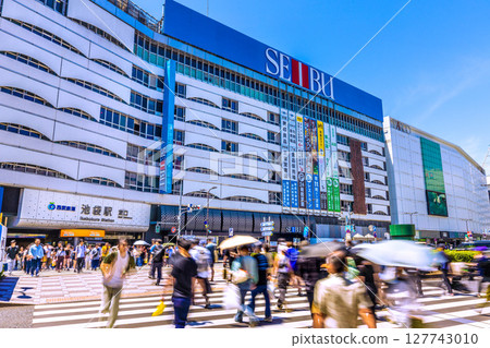 Tokyo cityscape in Japan, June 22nd, overlooking the east exit of Ikebukuro Station, etc. = Reiwa 7 127743010