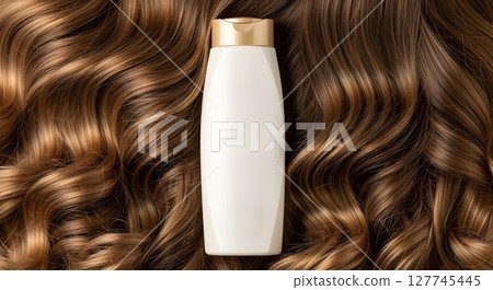hair fragment as a background composition 127745445