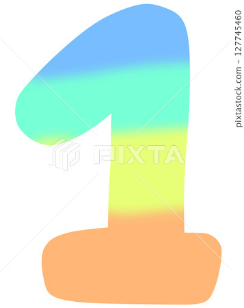 Number drawing in colorful style zeros to nine 127745460